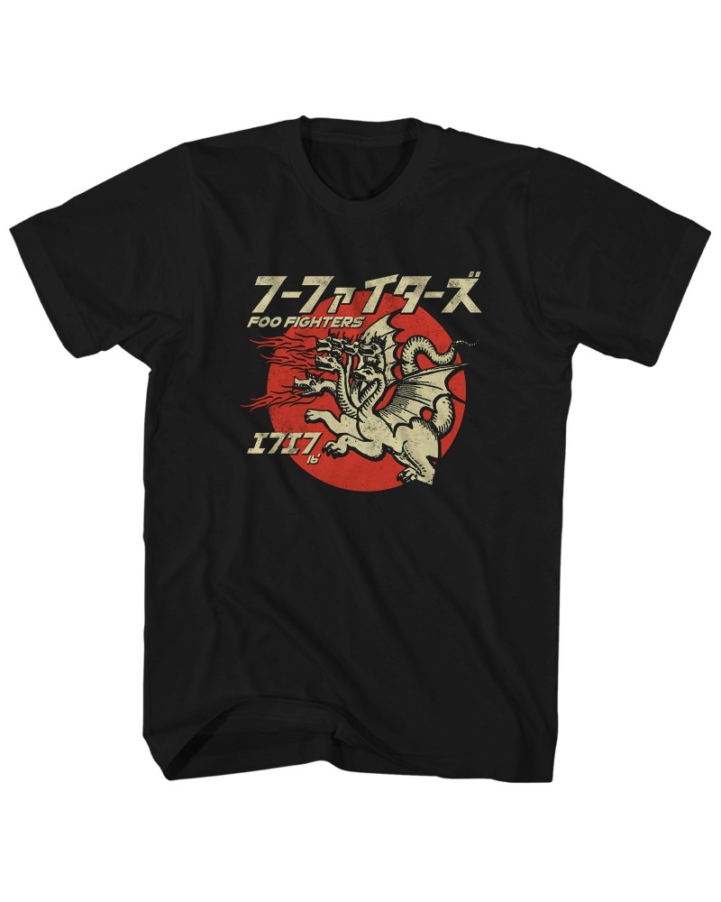 Foo Fighters T-Shirt | Fire Breathing Dragons Foo Fighter Shirt $12.46 Shirts