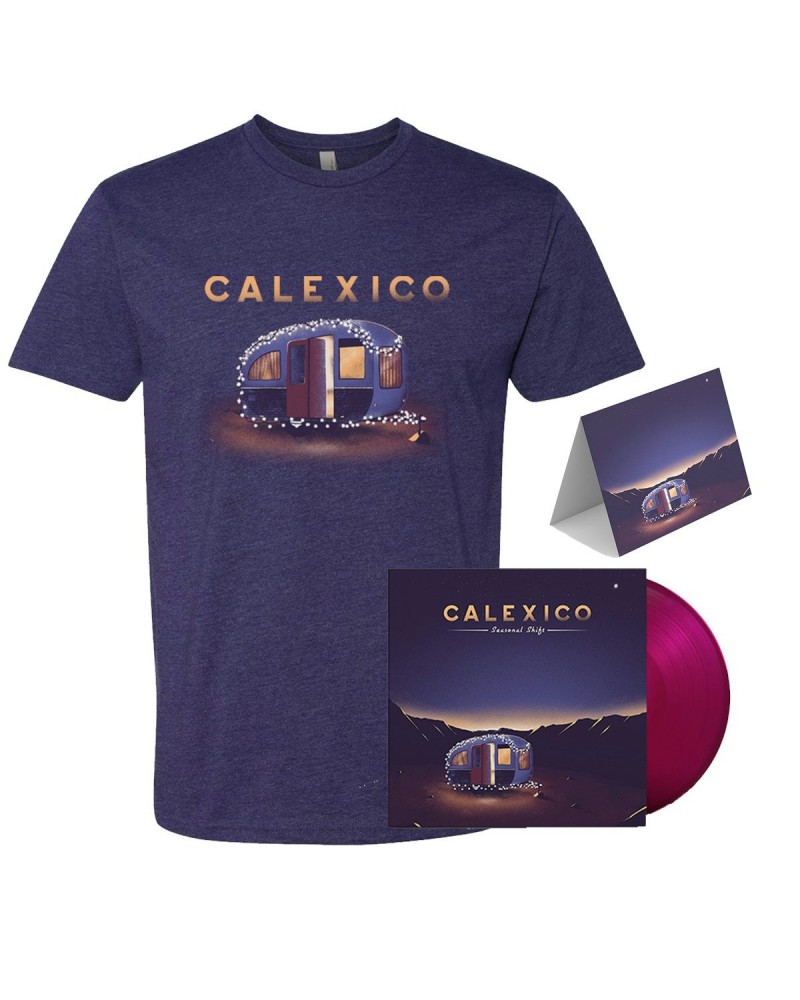 Calexico Seasonal Shift' Ltd. Edition Vinyl (Violet) T-Shirt & Greeting Cards Bundle $24.75 Vinyl