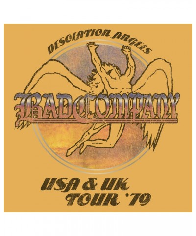 Bad Company T-Shirt | Desolation Angels Destroyed Distressed Shirt $5.63 Shirts