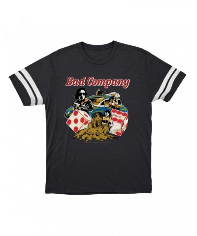 Bad Company T-Shirt | Rock n' Roll Fantasy '79 Collage Football Shirt $11.86 Shirts