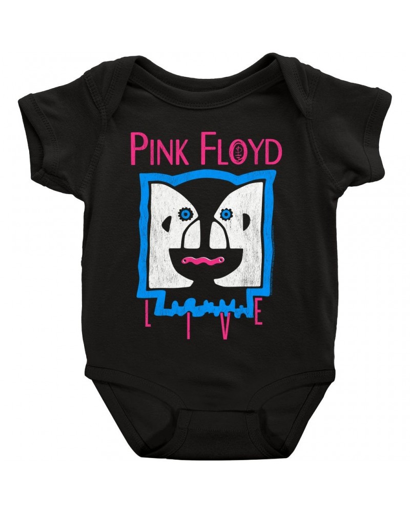 Pink Floyd Baby Short Sleeve Bodysuit | Division Bell LIVE Distressed Bodysuit $6.58 Kids