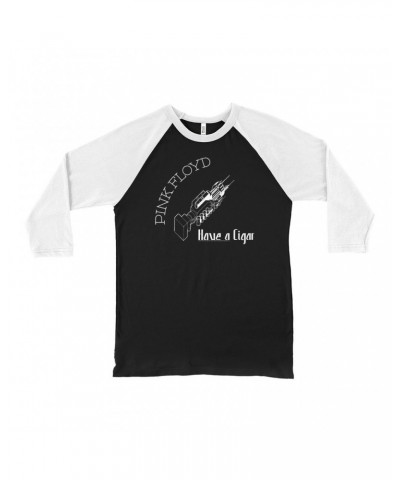 Pink Floyd 3/4 Sleeve Baseball Tee | Have A Cigar Album Cover Shirt $14.98 Shirts