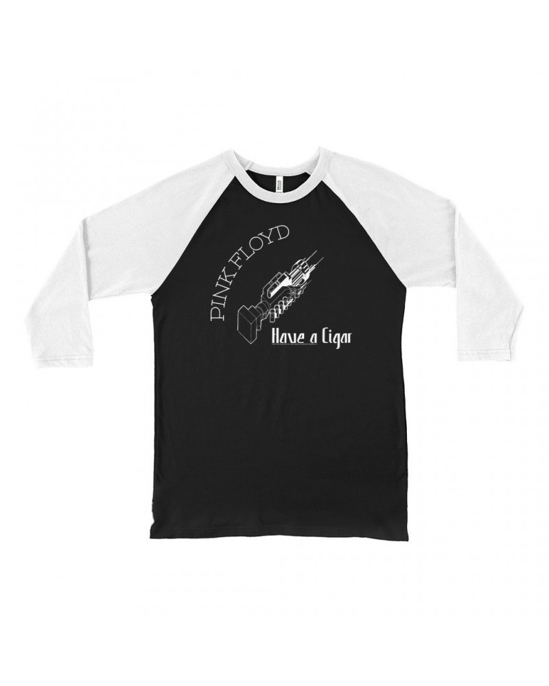 Pink Floyd 3/4 Sleeve Baseball Tee | Have A Cigar Album Cover Shirt $14.98 Shirts