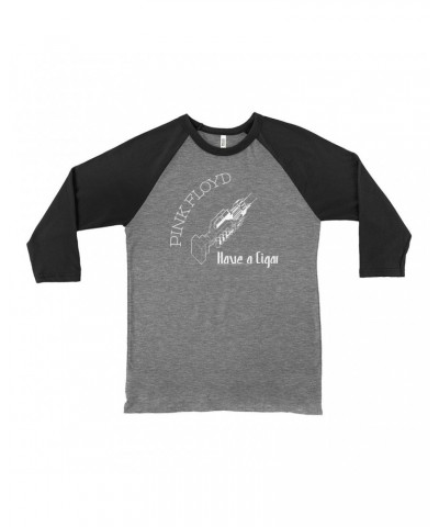 Pink Floyd 3/4 Sleeve Baseball Tee | Have A Cigar Album Cover Shirt $14.98 Shirts