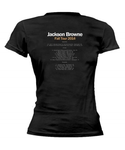 Jackson Browne Standing In The Breach 2014 Tour Ladies Tee $4.88 Shirts