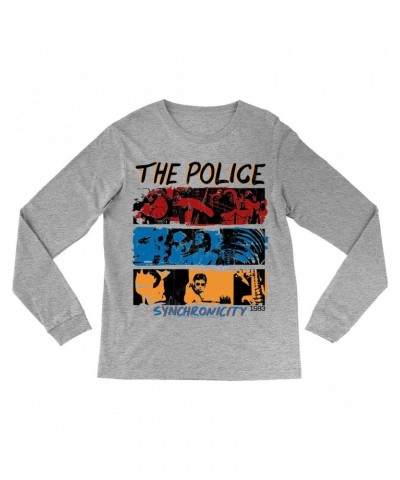 The Police Long Sleeve Shirt | 1983 Synchronicity Tour Distressed Shirt $12.28 Shirts