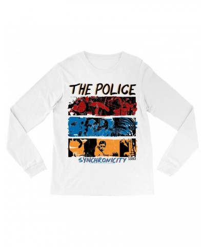 The Police Long Sleeve Shirt | 1983 Synchronicity Tour Distressed Shirt $12.28 Shirts