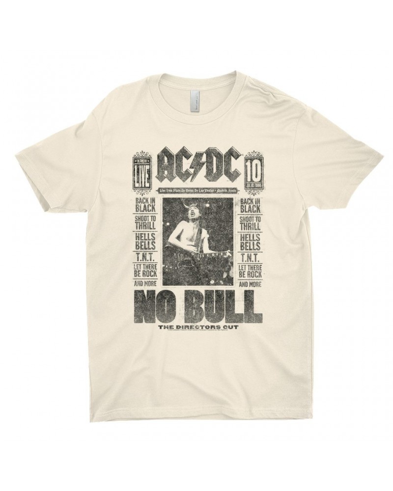 AC/DC T-Shirt | No Bull Album Cover Design Distressed Shirt $11.48 Shirts