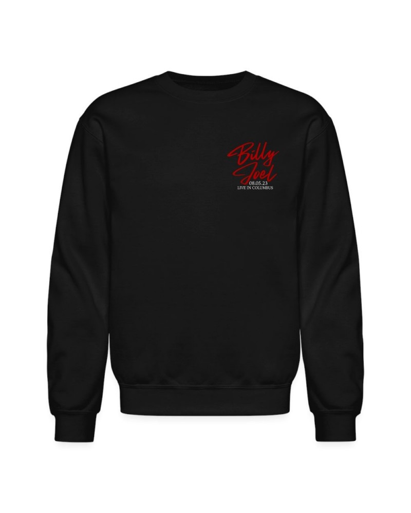 Billy Joel "8-5-23 Columbus Set List" Black Crewneck Online Exclusive $36.00 Sweatshirts