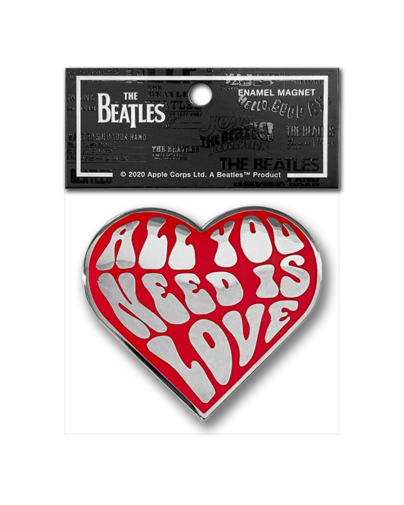 The Beatles All You Need Is Love Enamel Magnet $7.60 Decor