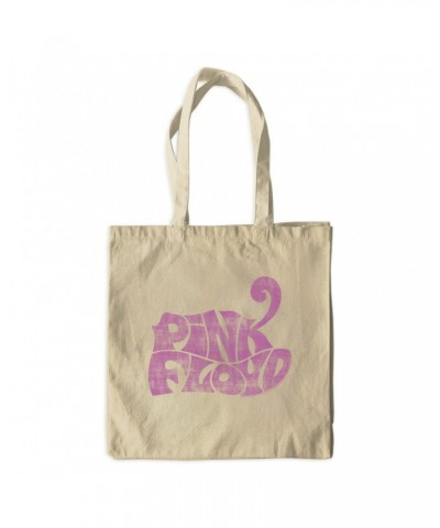 Pink Floyd Canvas Tote Bag | Groovy Logo Distressed Pink Bag $5.42 Bags