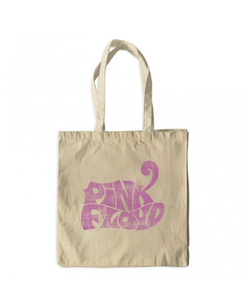 Pink Floyd Canvas Tote Bag | Groovy Logo Distressed Pink Bag $5.42 Bags