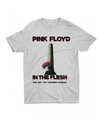 Pink Floyd T-Shirt | In The Flesh 1977 Anaheim Stadium Concert Shirt $11.98 Shirts