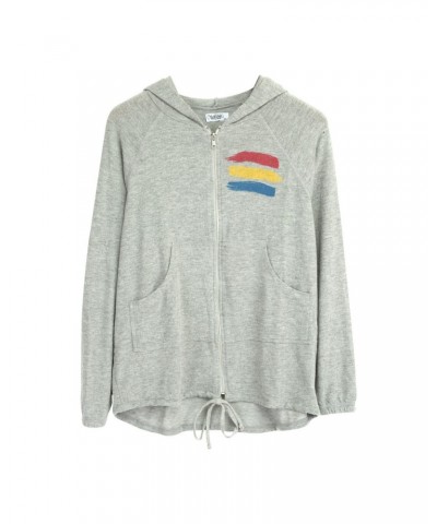 The Police Full Zip Grey Hoodie $9.71 Sweatshirts