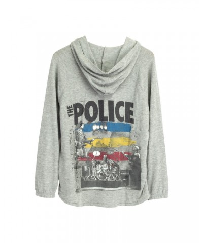 The Police Full Zip Grey Hoodie $9.71 Sweatshirts