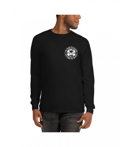 No Time To Waste N.T.T.W Front & Back Logo Men’s Long Sleeve Shirt $11.64 Shirts