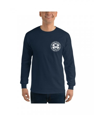 No Time To Waste N.T.T.W Front & Back Logo Men’s Long Sleeve Shirt $11.64 Shirts