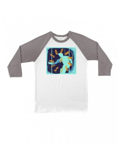 David Bowie 3/4 Sleeve Baseball Tee | Sound Vision Logo Shirt $10.48 Shirts