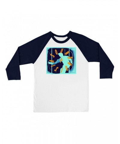 David Bowie 3/4 Sleeve Baseball Tee | Sound Vision Logo Shirt $10.48 Shirts