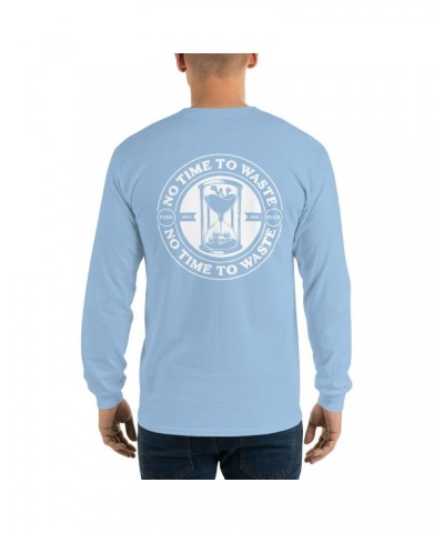 No Time To Waste N.T.T.W Front & Back Logo Men’s Long Sleeve Shirt $11.64 Shirts