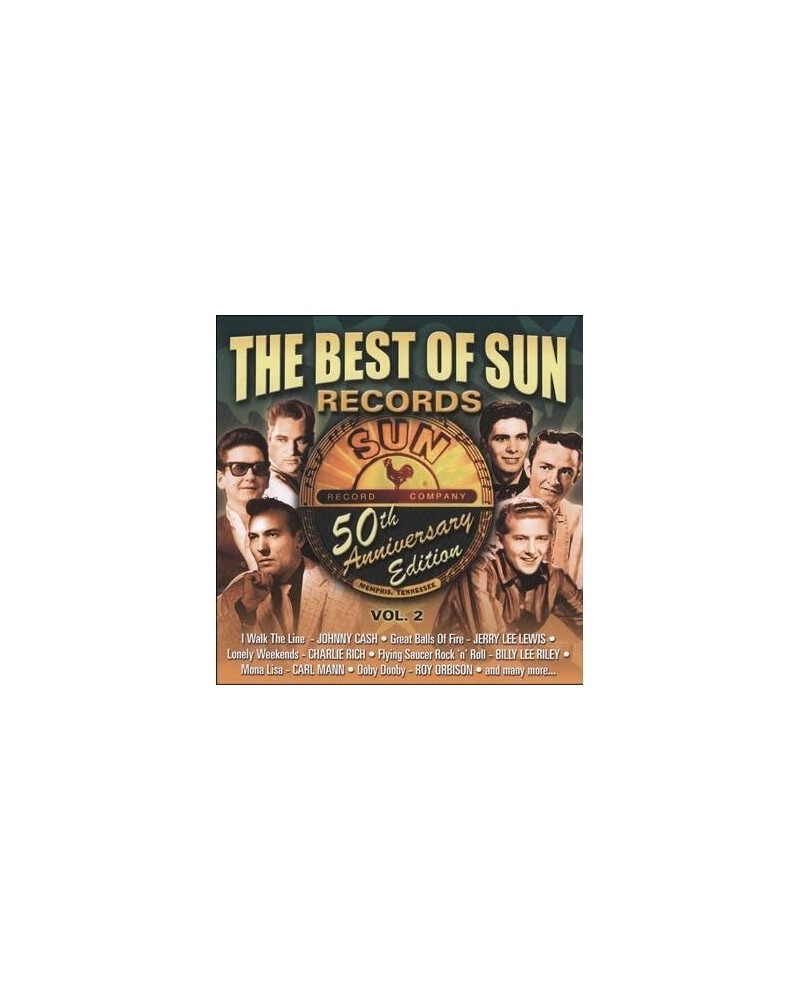 Sun Records The Best of Sun Records Vol. 2 - 50th Anniversary CD $4.80 CD