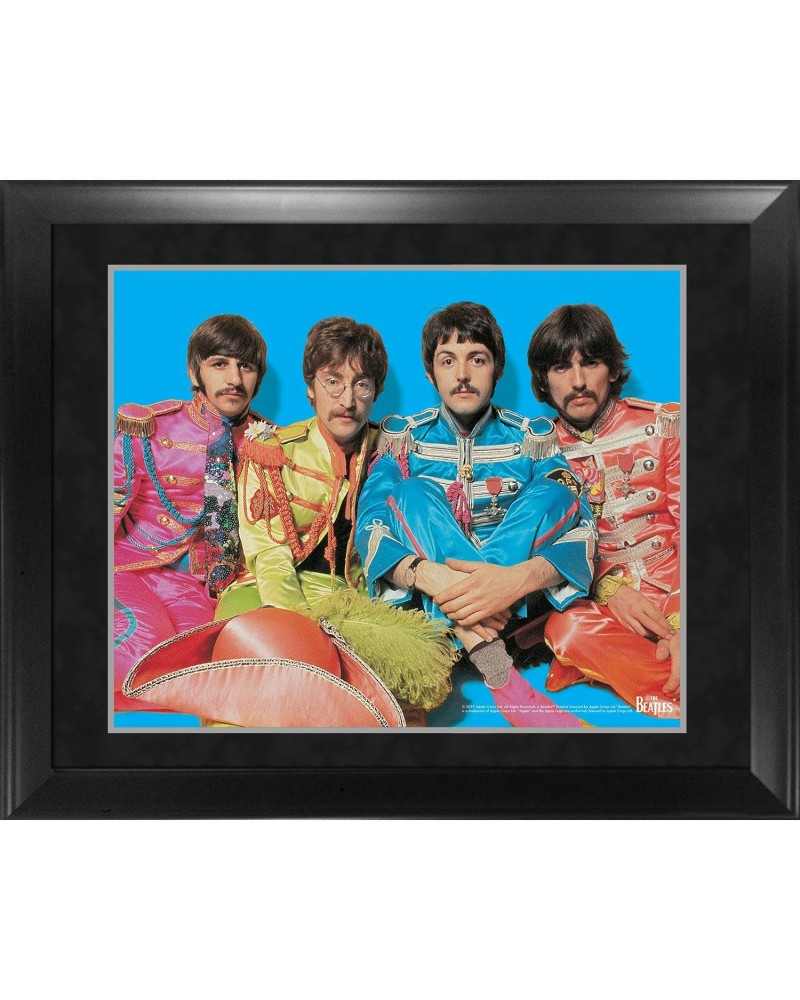 The Beatles Through the Years: 1967 Sgt. Pepper Group Pose Framed Photo $54.60 Decor