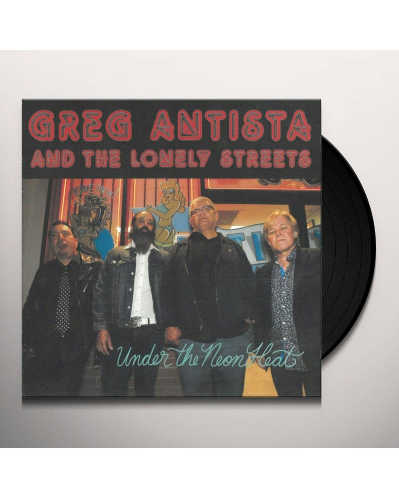 Greg Antista and the Lonely Streets Under the Neon Heat Vinyl Record $7.65 Vinyl