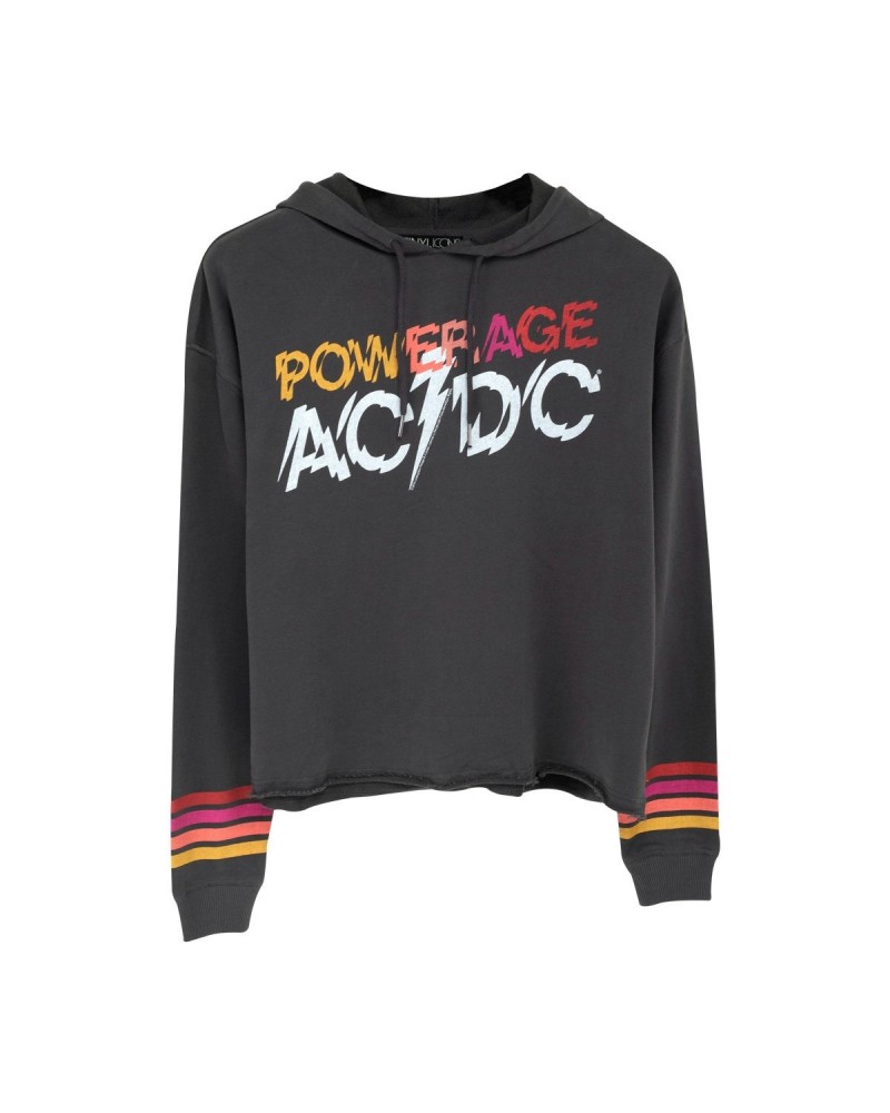 AC/DC Powerage Bolt Logo Women's Hoodie $14.40 Sweatshirts