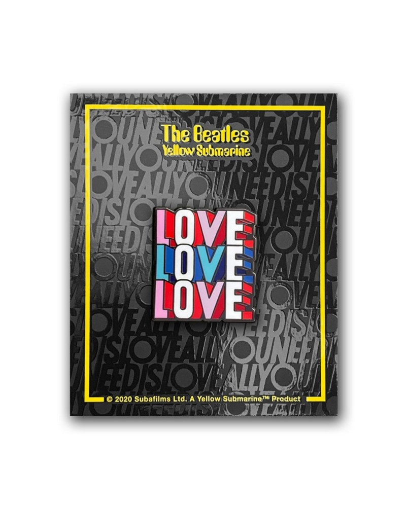 The Beatles Love Love Love Enamel Pin $6.56 Accessories