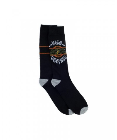 AC/DC High Voltage & Red Logo Socks (2 pack) $4.10 Footware