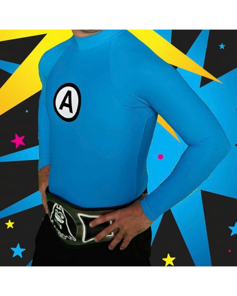 The Aquabats! Logo Rash Guard Longsleeve Youth - Blue $16.32 Shirts