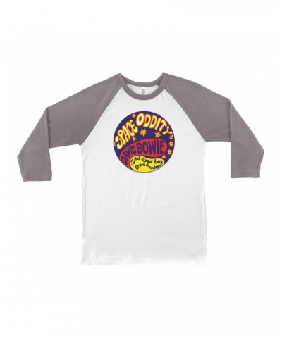 David Bowie 3/4 Sleeve Baseball Tee | Space Oddity Shirt $12.58 Shirts