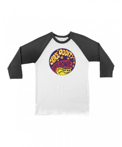 David Bowie 3/4 Sleeve Baseball Tee | Space Oddity Shirt $12.58 Shirts