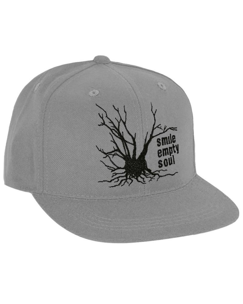 Smile Empty Soul "Tree Logo" Snapback Hat - Charcoal Grey $15.40 Hats