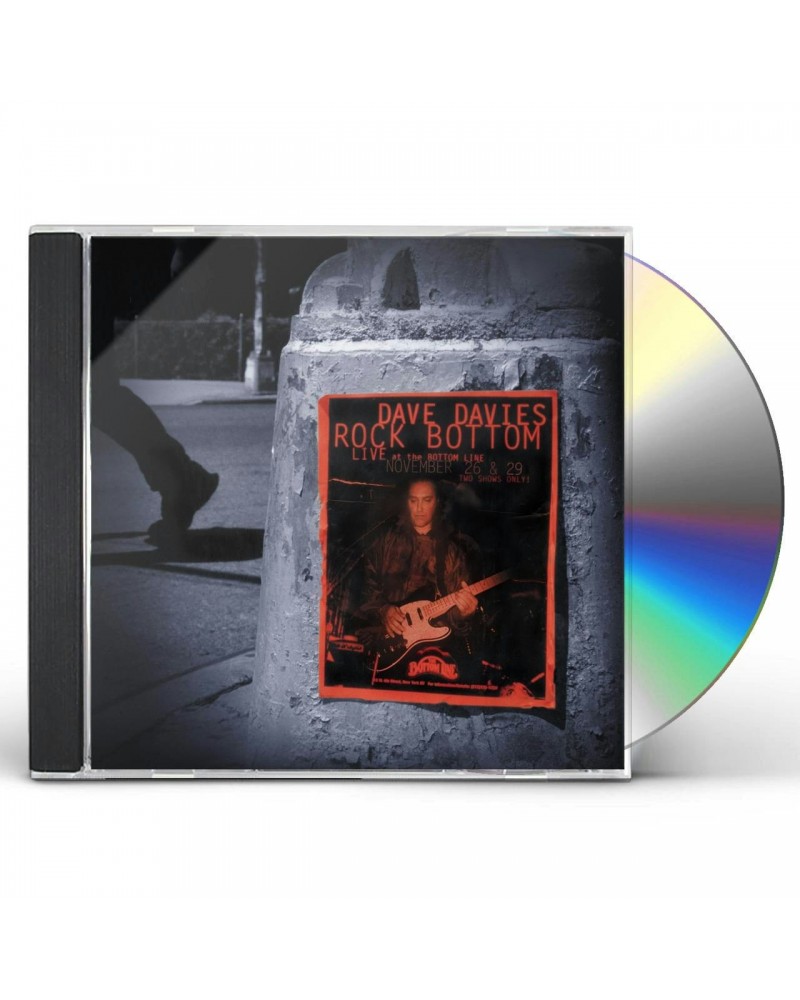 Dave Davies ROCK BOTTOM: LIVE AT THE BOTTOM LINE CD $6.27 CD