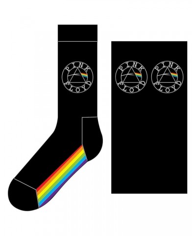 Pink Floyd Black Socks - Spectrum Sole $4.13 Footware