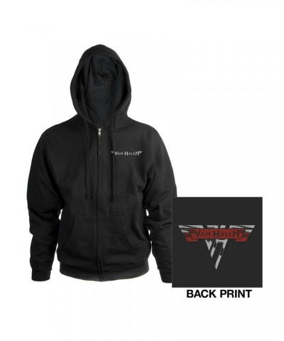 Van Halen Classic Logo Zip Hoodie $18.98 Sweatshirts