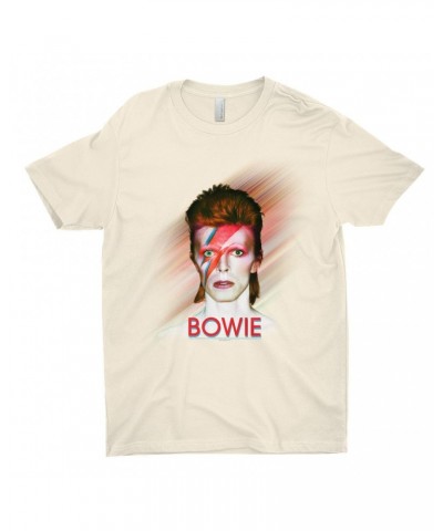 David Bowie T-Shirt | Flash Frame Colorful Bowie Image Shirt $10.73 Shirts