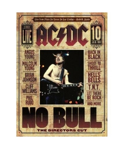 AC/DC NO BULL: DIRECTORS CUT DVD $9.07 Videos