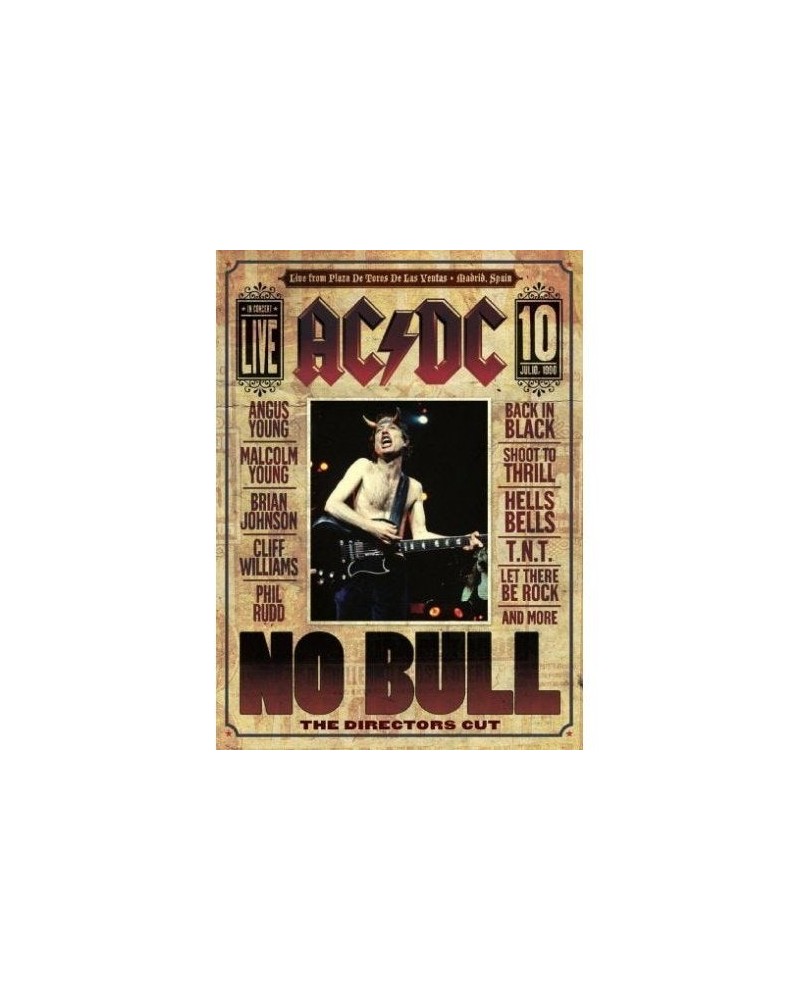 AC/DC NO BULL: DIRECTORS CUT DVD $9.07 Videos