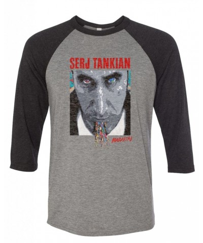 Serj Tankian Men's | Harakiri Cover | 3/4 Sleeve Baseball Tee $15.00 Shirts