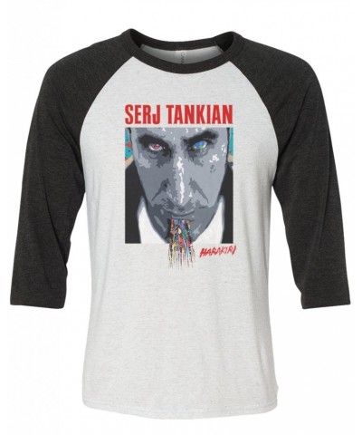 Serj Tankian Men's | Harakiri Cover | 3/4 Sleeve Baseball Tee $15.00 Shirts