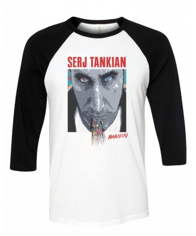 Serj Tankian Men's | Harakiri Cover | 3/4 Sleeve Baseball Tee $15.00 Shirts