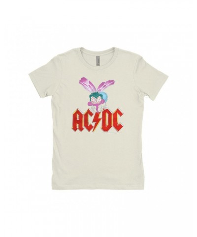 AC/DC Ladies' Boyfriend T-Shirt | Fly On The Wall Concert Tour Poster Shirt $8.98 Shirts