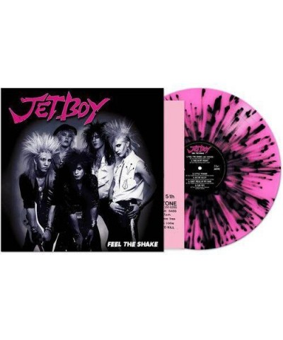 Jetboy Feel The Shake (Pink/Black Splatter) Vinyl Record $12.00 Vinyl