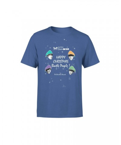 The Beatles Happy Christmas Blue T-Shirt $11.10 Shirts