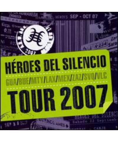 Heroes Del Silencio TOUR 2007 CD $5.95 CD