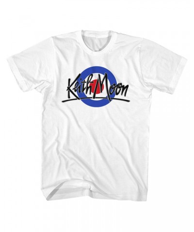 The Who Keith Moon T-Shirt | Mod Logo Keith Moon Shirt $9.60 Shirts