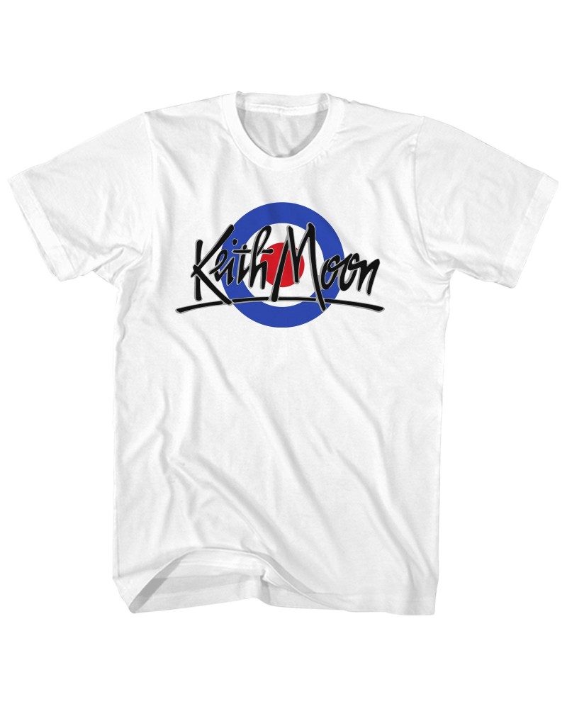 The Who Keith Moon T-Shirt | Mod Logo Keith Moon Shirt $9.60 Shirts