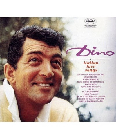 Dean Martin Dino: Italian Love Songs Vinyl Record $7.40 Vinyl